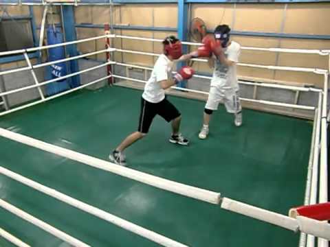 2011-04-19（Horikawa VS Yuma ジャブ スタートラインボクシングジム）