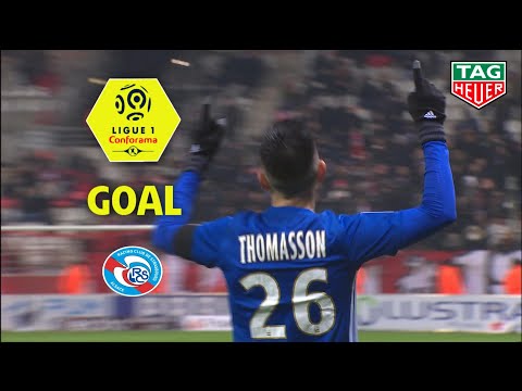 Goal Adrien THOMASSON (49') / Stade de Reims - RC Strasbourg Alsace (2-1) (REIMS-RCSA) / 2018-19