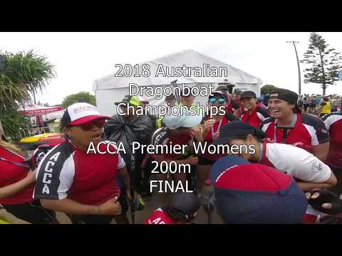 2018 Australian Club Dragonboat Championships - ACCA Women 200m Standard Boat - FINAL