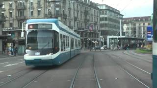 preview picture of video 'Strassenbahn Zurich linia 14'
