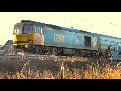 GBRf Class 60 No. 60095 Passing Through South Tyneside - 2nd Jan 2025