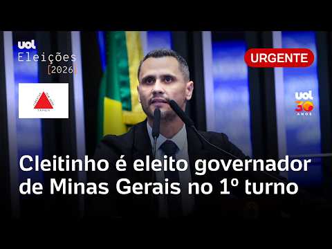 Cleitinho é eleito governador de Minas Gerais no primeiro turno
