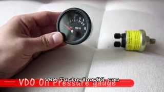 VDO Oil pressure gauge - black [TUNINGSHOPBG]