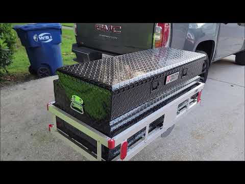 RUNNING OUT OF SPACE FOR GEAR? CHECK THIS OUT! SARIS SWING AWAY -  CARGO CARRIER - DEE ZEE TRUCK BOX