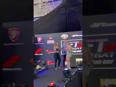 Niele Silva vs. Ketelyn Farias - Weigh-in Face-Off - (SFT 42) - /r/WMMA