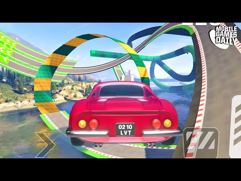 CAR STUNT MASTER All Levels Gameplay Walkthrough Part 1 - Play as Spiderman, Venom, Iron Man - YouTube