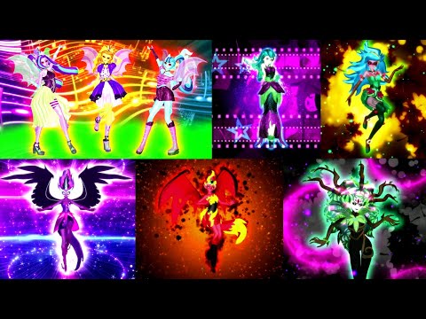 【MMD】Equestria Girls ☆ All Villains Transformations「FANMADE」