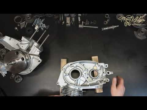 Assembling a Jawa 350 motorcycle engine @MotoNostalgia