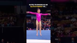 She Looks So Much Happier!🤩 #gymnastics #gymnast  #tumbling #katelynohashi #ncaagymnastics