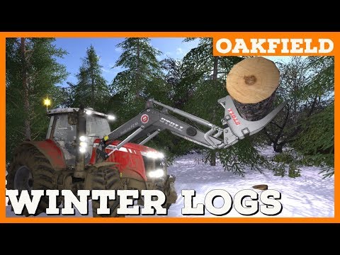 LATE WINTER LOGGING | Oakfield Farm E7 | Let's Play FS17