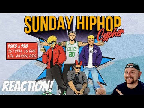 16 Typh, 16 BrT, Lil Wuyn, R.I.C - SUNDAY HIPHOP CYPHER (Official MV) REACTION