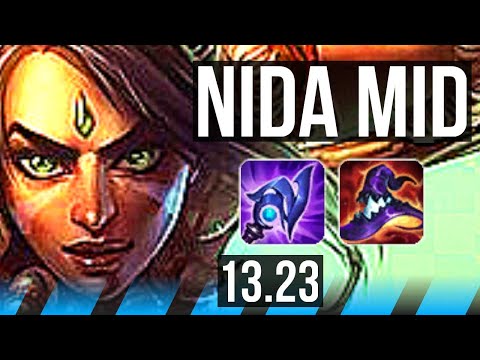 NIDALEE vs SYNDRA (MID) | 1900+ games, 2.0M mastery, 6 solo kills, 13/2/3 | EUW Diamond | 13.23