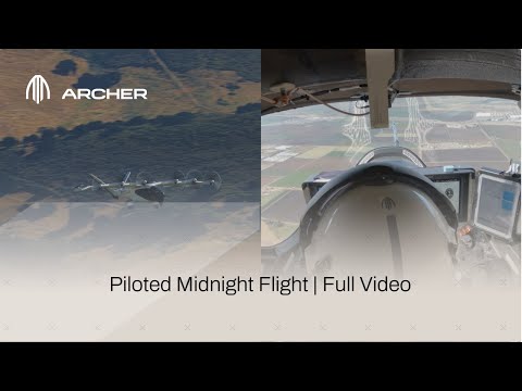 Midnight Piloted Flight with CTOL | Full Flight Video