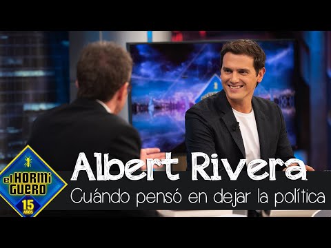 Albert Rivera revela cuándo empezó a pensar en dejar la política y en qué falló - El Hormiguero