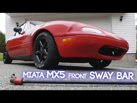 Miata MX-5 Front Sway Bar Replacement Tutorial!