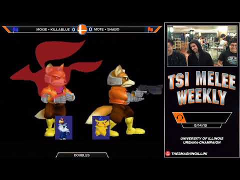 [TSI Weekly] KIllablue + Moxie (B) vs. Shabo + Mote (R) SSBM Doubles