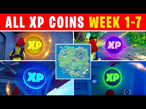 *NEW* XP COINS WEEK 7 (All Xp Coin Locations Week 1-7)