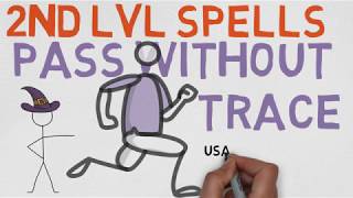 2nd Level Spell #56: Pass without Trace (DnD 5E Spell)