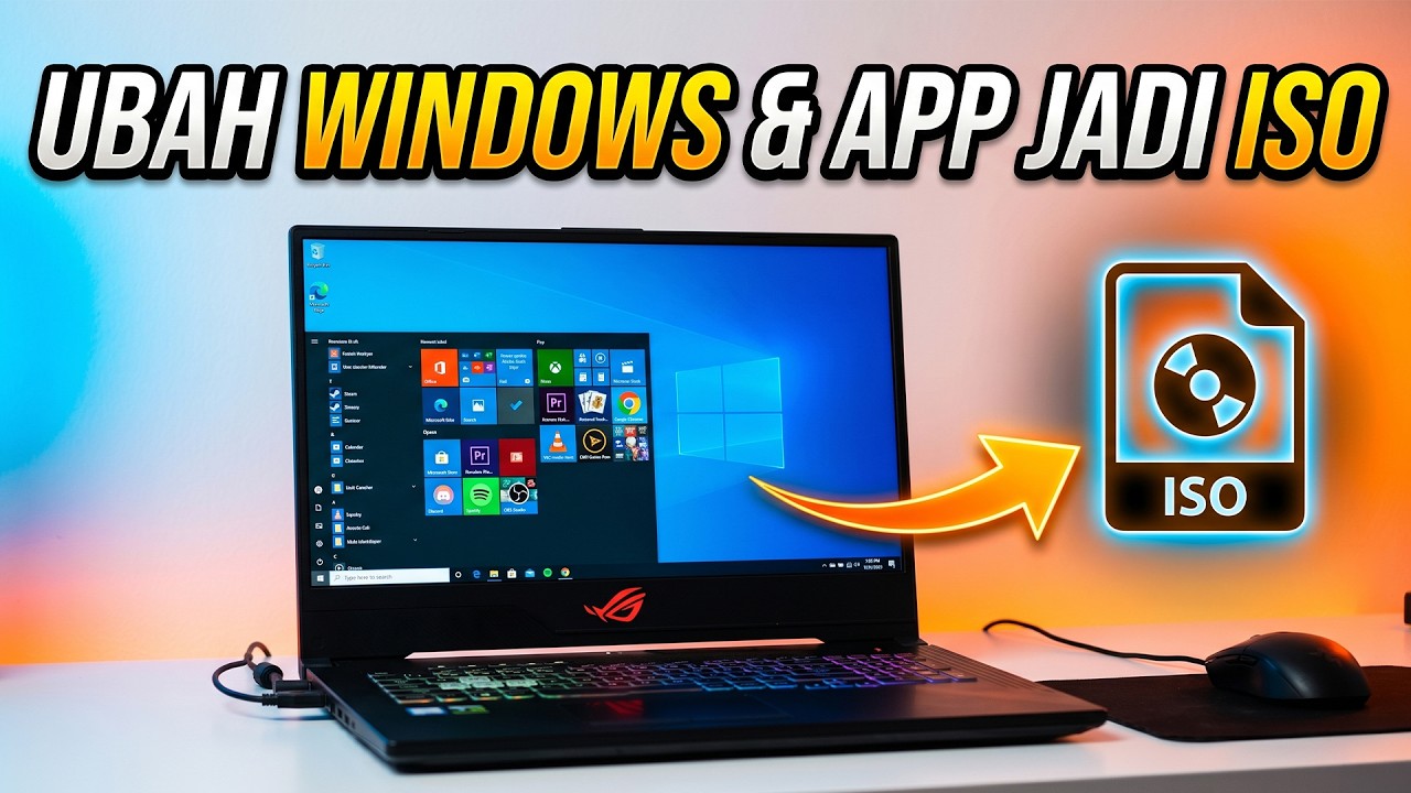 INSTALL WINDOWS JADI MAKIN KWENCANG! Cara Backup WIndows, APP & Drivers Jadi ISO FILE