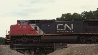 preview picture of video 'Speedy CN 2153 West by Burlington, Illinois on 6-23-2012'