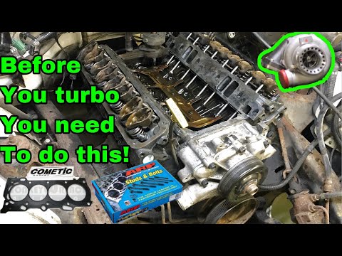 BEFORE you TURBO a 5.2 5.9 MAGNUM V8 you need to do this! Whitie Build ep.3