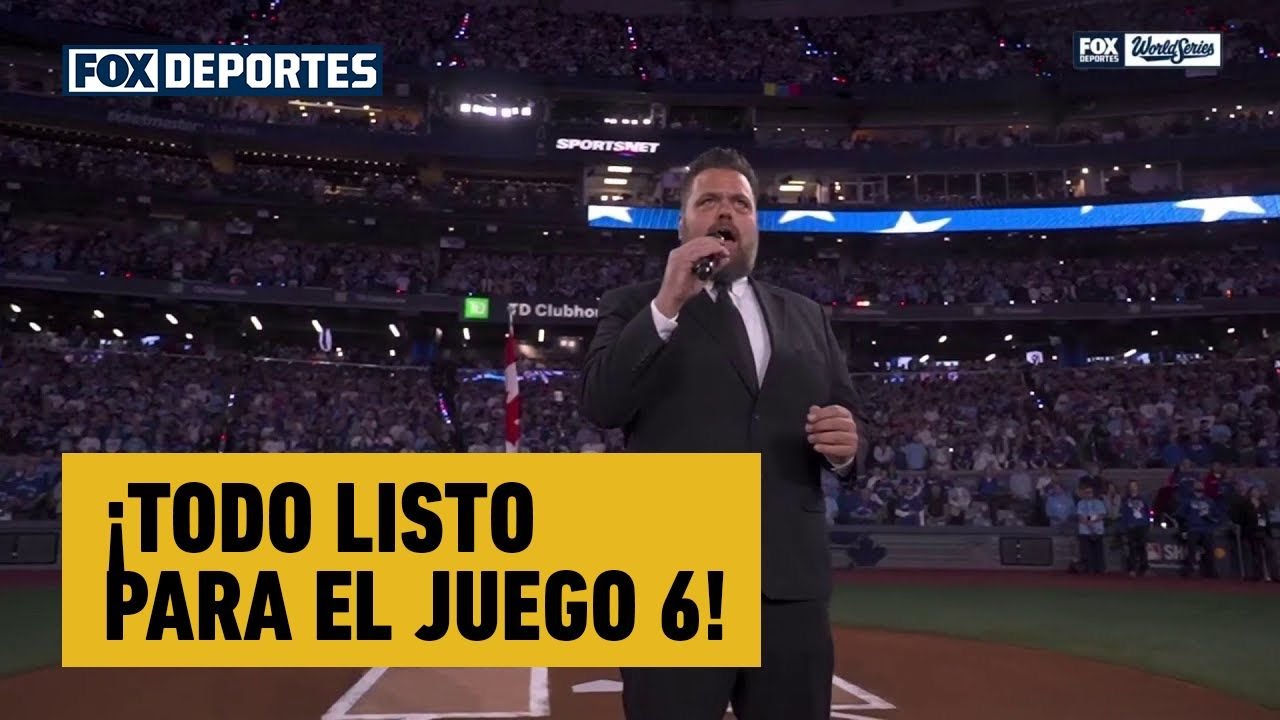 🇺🇸🇨🇦 ¡TODO LISTO PARA EL JUEGO 6! John Vincent y Soulbear entonan los himnos |Serie Mundial 2025