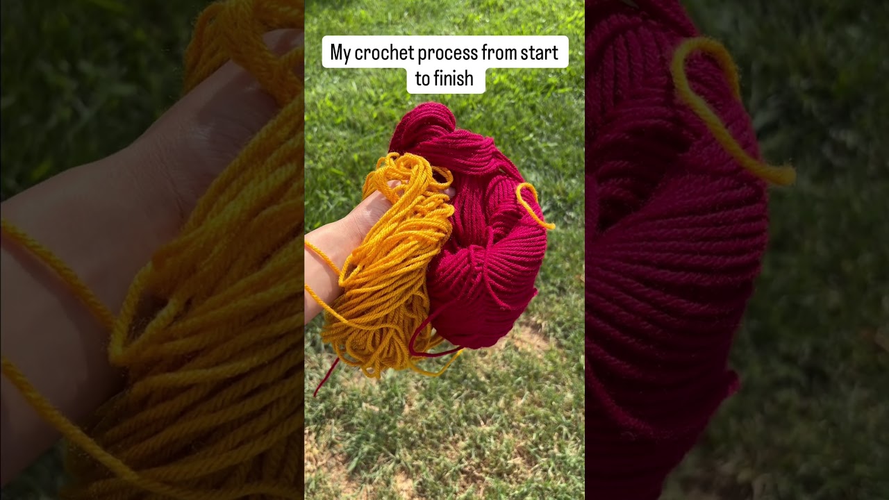 Mi proceso de crochet de principio a fin ✨👀
