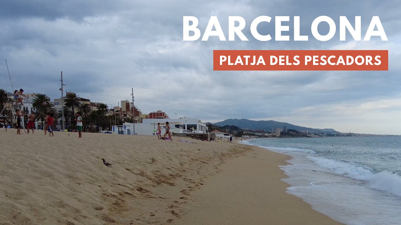 Barcelona Beach Walk 2023 - Platja dels Pescadors / SPAIN