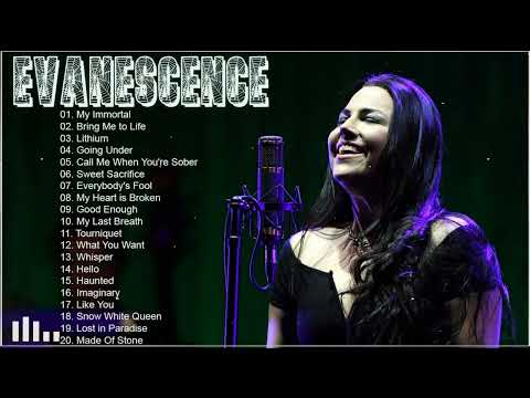 E V A N E S C E N C E Greatest Hits Full Album - Best Songs Of E V A N E S C E N C E Playlist
