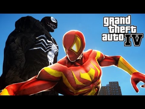 IRON SPIDER-MAN VS VENOM - EPIC BATTLE - GTA IV Video