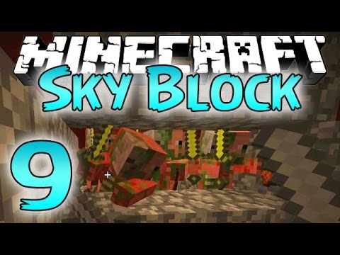 Minecraft: SkyBlock Survival Episode 9 - Ultimate Nether Mob Grinder Fun!