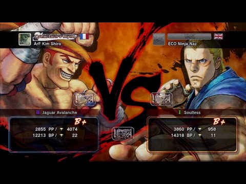 ArF Kim Shiro [Adon] vs ECO Ninja Naz [Abel] USF4