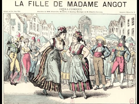 LA FILLE DE MADAME ANGOT - comic opera selections (Charles Lecocq) GOLDENTUBE PLAYER ROLL M2152