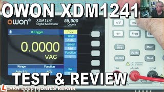 OWON XDM1241 XDM1041 Bench Multimeter Test And Review