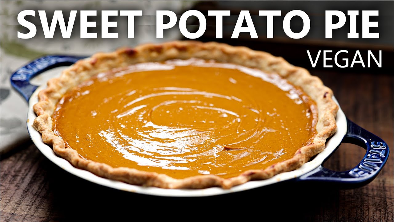 Sweet Potato Pie from Scratch (Plant-Based) | How to make Sweet Potato Pie | Low-sugar Desserts Idea