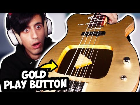 I Built a BASS Out of my YouTube Gold Play Button