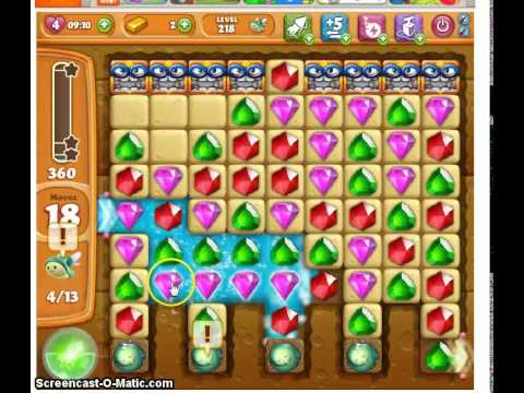 Diamond Digger Saga Level 218 2 Stars No Boosts