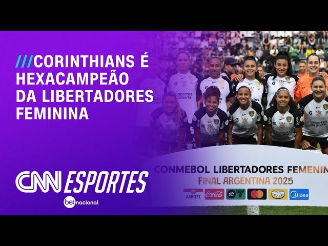 Corinthians bate Deportivo Cali nos pênaltis e é hexacampeão da Libertadores Feminina | AGORA CNN