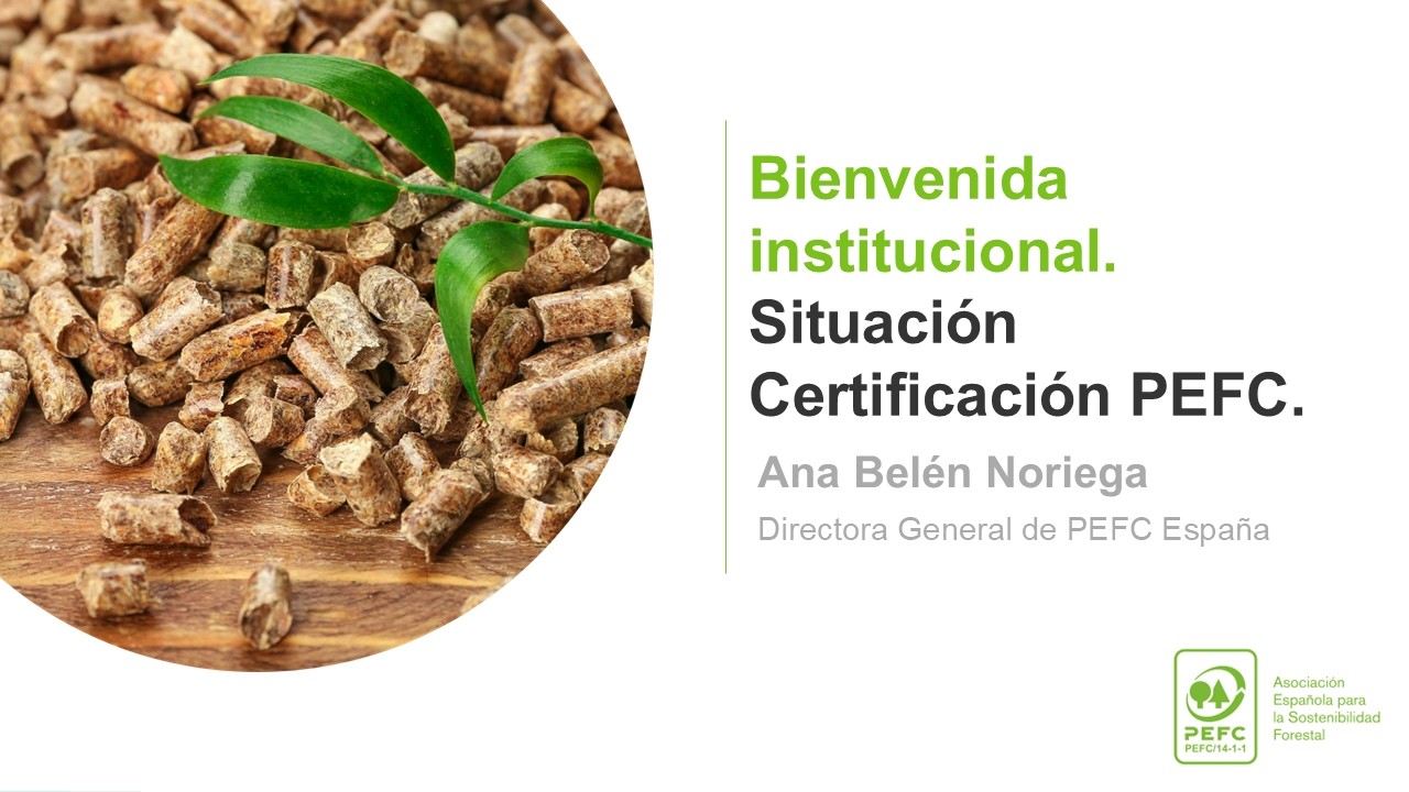 Bienvenida Institucional | Situación Certificación PEFC | WEBINAR PEFC RED III MARZO 2026.