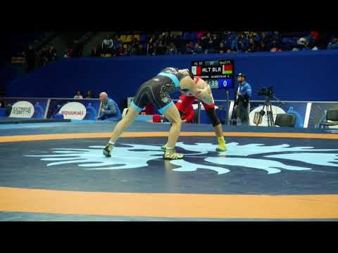 Qualif    FS   57 kg GARY GIODIMAINA  (MLT) ULADZISLAU ANDREYEU (BLR)