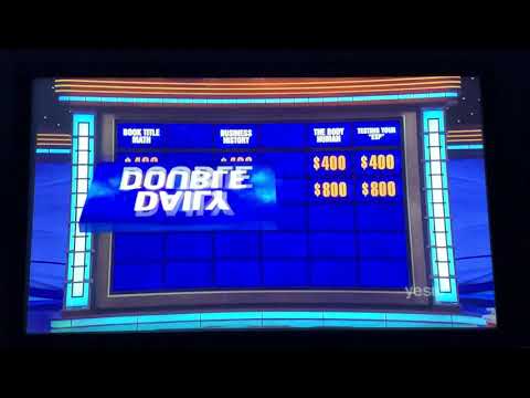 Double Jeopardy, Amy Schneider Day 5 - 3rd Daily Double (11/23/21)