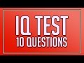 IQ Test: 10 Questions 