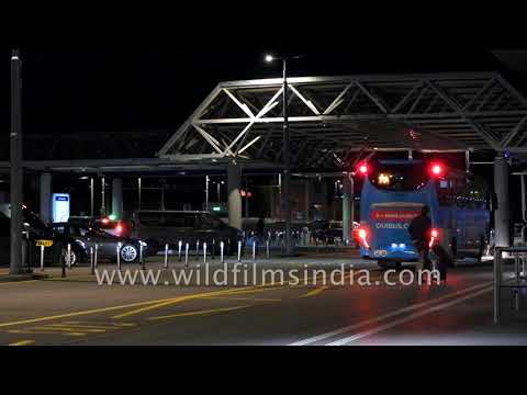 Geneve airport, Switzerland - nice 4K establishing shot