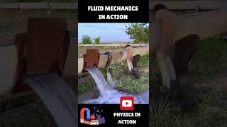 Fluid Mechanics + Conservation of Energy in Action! #physics #vcankanpur #fluidmechanics #energy