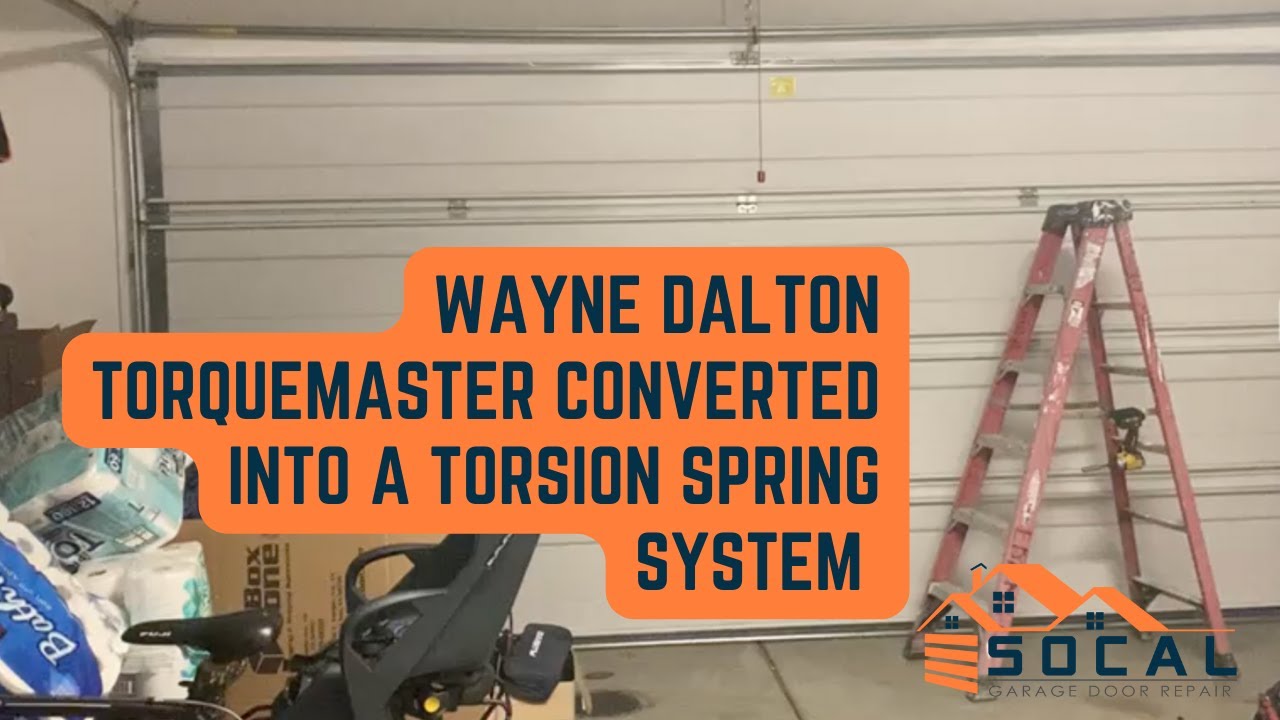 Wayne Dalton Torquemaster Garage Door Spring Replacement In Mission Viejo, CA