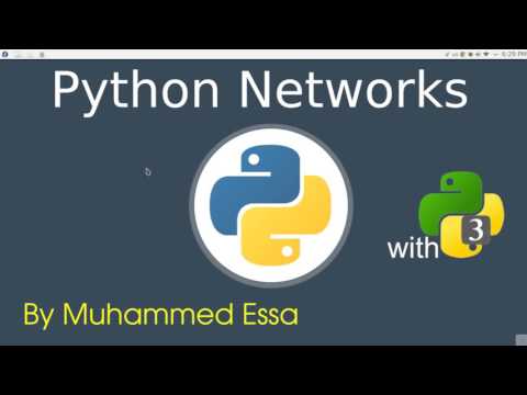 3- Python network programming بايثون برمجة شبكات