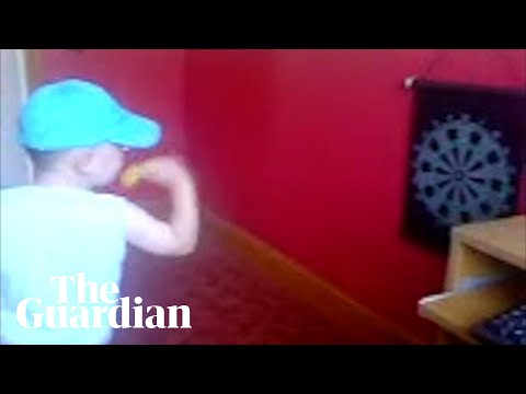 Luke Littler shows off darts skills as a toddler in home footage