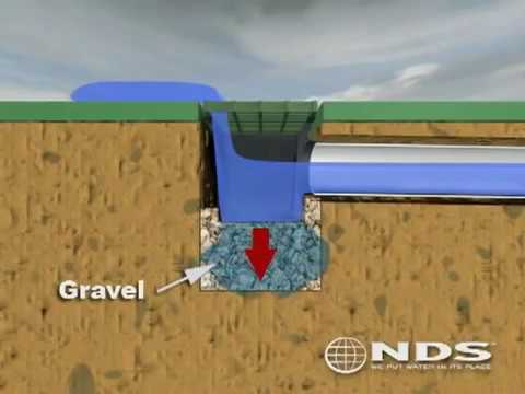 image-How deep should a drainage pit be?