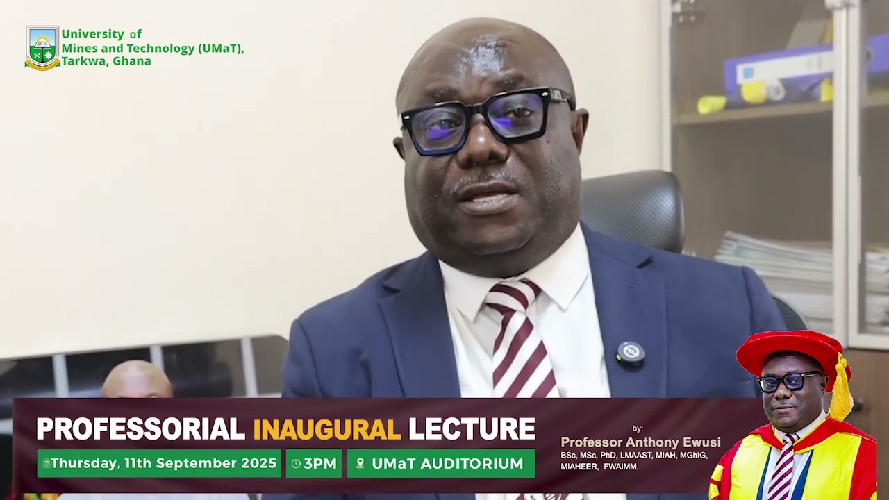 Join Us for the Professorial Inaugural Lecture by Professor Anthony Ewusi