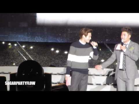[2013 GANGNAM HANRYU FESTIVAL] BAEKHYUN SINGING A CAPELLA + SUHO & BAEKHYUN IMPERSONATING JONGHYUN